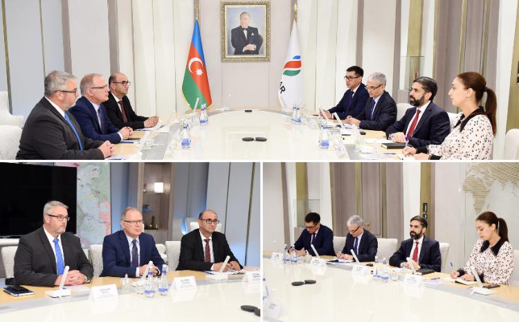 SOCAR-ın prezidenti "Oceaneering International" şirkətinin prezidenti və baş icraçı direktoru ilə görüşüb 