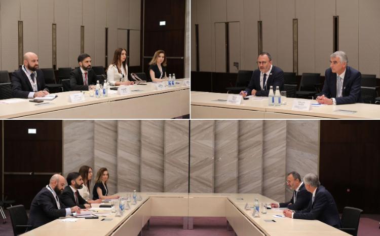 SOCAR-ın prezidenti "TotalEnergies" şirkətinin baş vitse-prezidenti ilə görüşüb 
