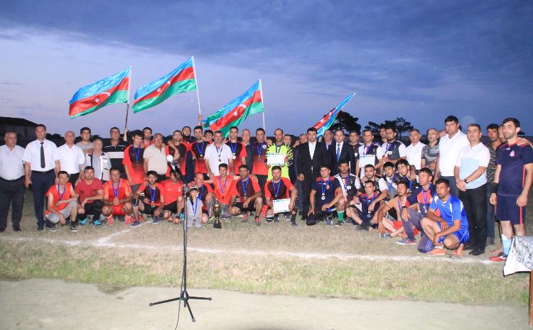 Neftçala rayonunda şəhər, qəsəbə və kəndlər arasında futbol birinciliyinin final görüşü keçirilib 