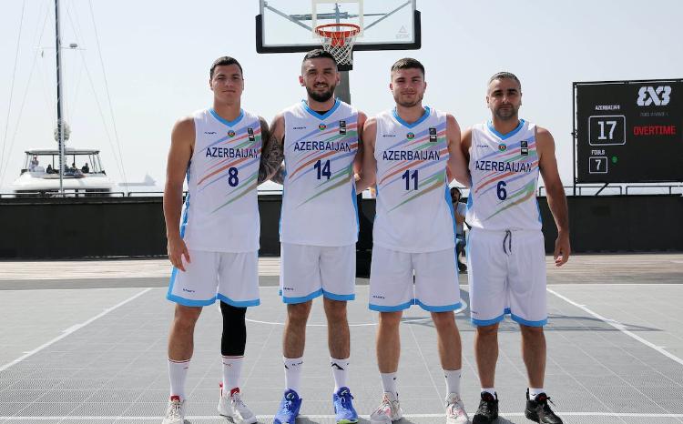 Kişilərdən ibarət 3x3 basketbol millimiz 1/4 finalda 