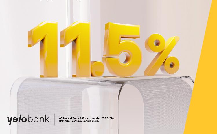 Yelo Bank предлагает до 11.5% прирост вашим деньгам! 