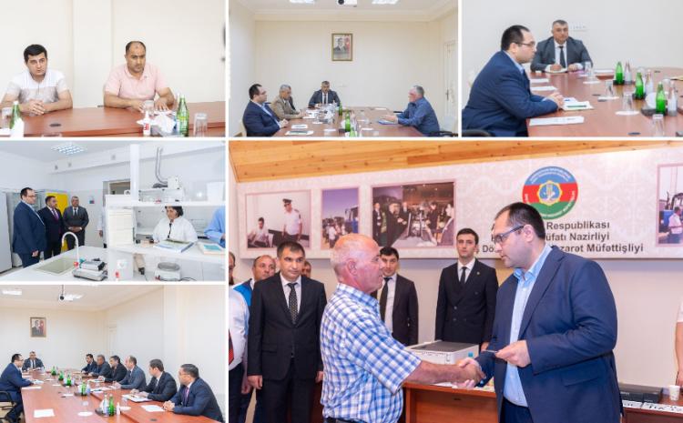 Nazir Məcnun Məmmədov Göygöldə vətəndaşları qəbul edib 