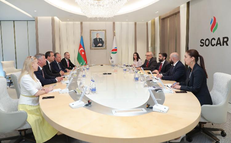 SOCAR-ın prezidenti "MVM Group" şirkətinin baş icraçı direktoru ilə görüşüb 