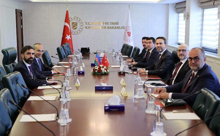Türkiyənin energetika və təbii sərvətlər naziri Alparslan Bayraktar ilə görüş keçirilib 