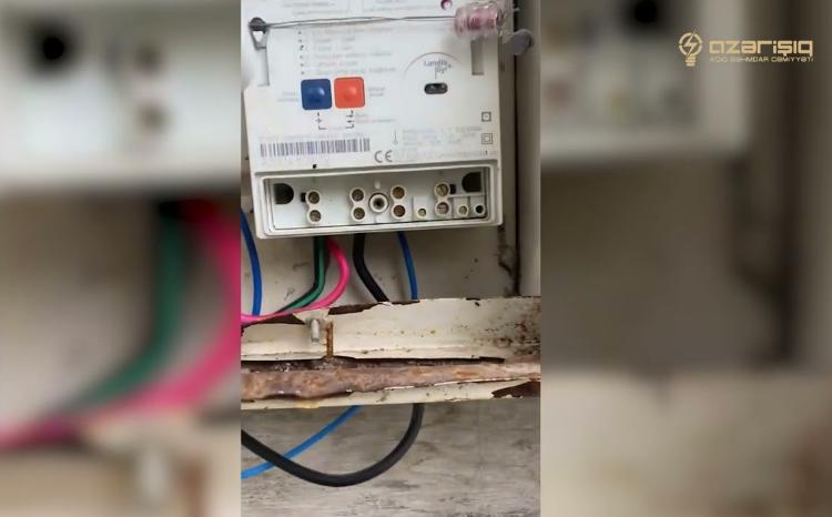 "Azərişıq" ASC tərəfindən paytaxt və bölgələrdə elektrik enerjisinin talanması halları aşkarlanıb - VİDEO