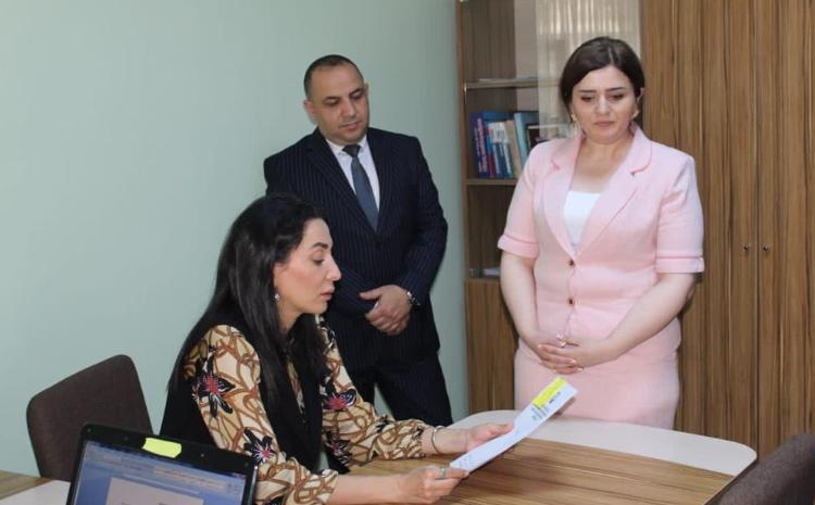 Səbinə Əliyeva Naxçıvanın Ombudsman Aparatında olub 