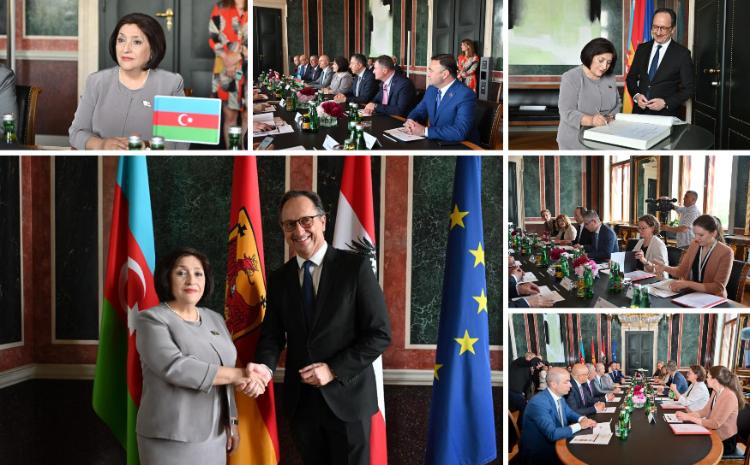 Chair of Milli Majlis Sahiba Gafarova in a Meeting with President of Austrian Parliament’s Federal Council 