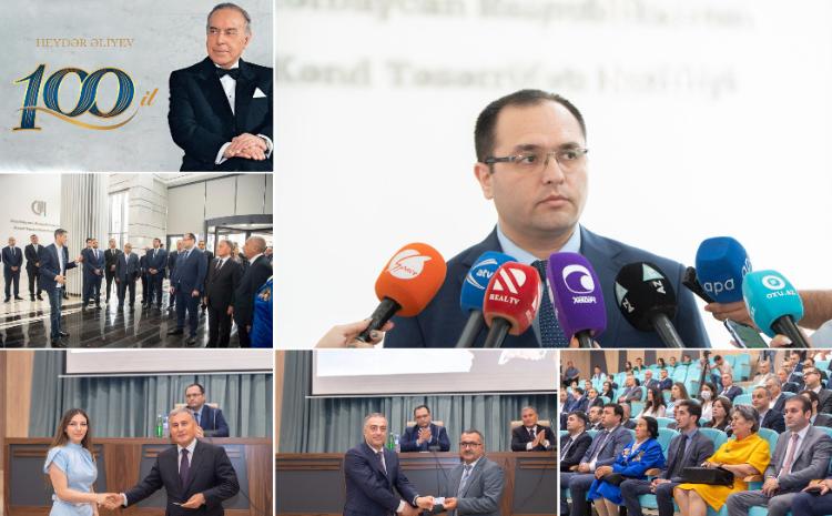 Kənd Təsərrüfatı Nazirliyində Ulu Öndər Heydər Əliyevin 100 illik yubileyinə həsr olunmuş tədbir keçirilib 