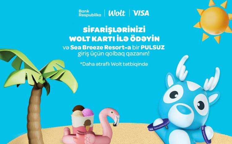 Bank Respublika, VISA və Wolt-dan yay günləri üçün yeni kampaniya! 