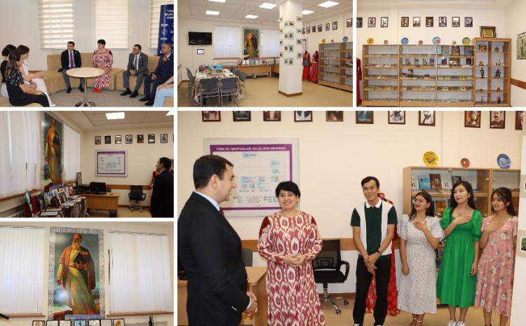 Azərbaycan mədəniyyət naziri Daşkənd Dövlət Özbək Dili və Ədəbiyyatı Universiteti ilə tanış olub 