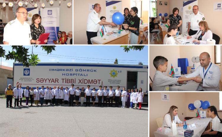 MGH Gəncədə 1 İyun Uşaqların Beynəlxalq Müdafiəsi Gününə həsr edilmiş tibbi sosial aksiya keçirib 