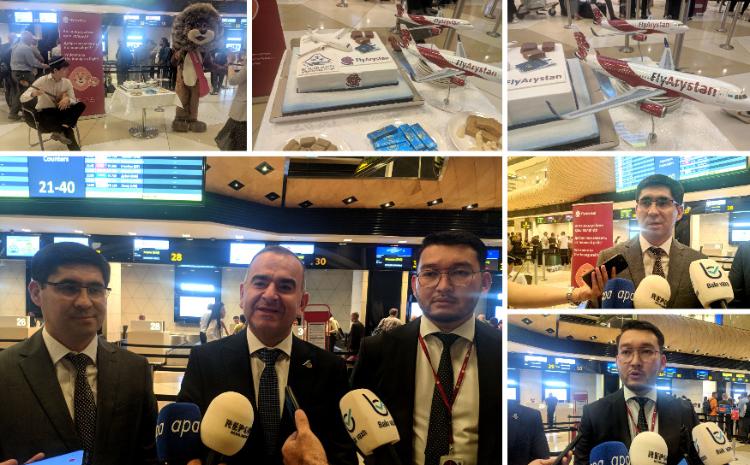 The airline "FlyArystan" from Kazakhstan is starting direct flights from the city of Baku to the city of Astana 