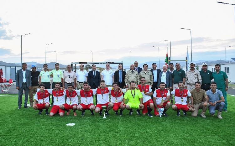 ANAMA-nın minatəmizləmə komandaları arasında təşkil olunmuş mini-futbol turnirinin final oyunu keçirilib 