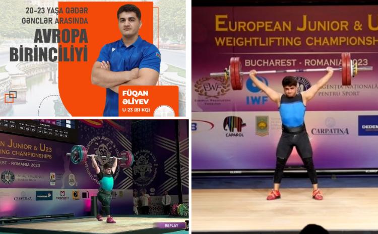 Füqan Əliyev Avropa birinciliyində gümüş medal qazandı! 
