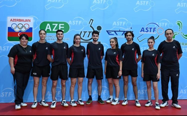 Stolüstü tennisçilərimiz Universiadaya yollanırlar 