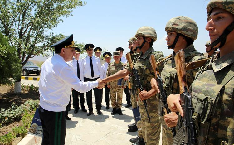 Prosecutor General met with servicemen in Nakhchivan - VIDEO