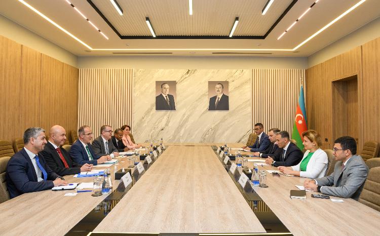 Nazir Rəşad Nəbiyev İslam İnkişaf Bankı Qrupunun nümayəndə heyəti ilə görüşüb 