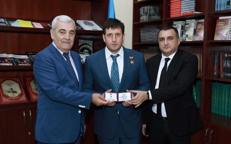 "STMEGİ" Fondunun vitse-prezidentinə "Diaspor fəaliyyətində xidmətə görə" medalı təqdim edilib 