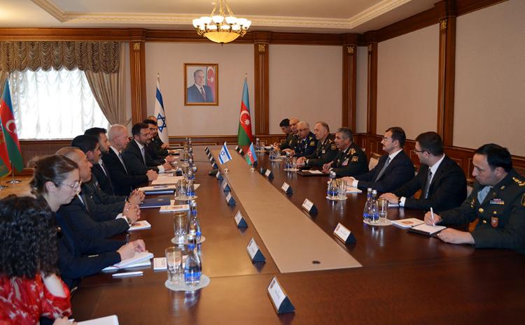Azerbaijan Defense Minister met with his Israeli counterpart - VIDEO