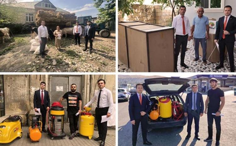 "Unibank" özünüməşğulluq layihəsi çərçivəsində vətəndaşlara dəstəyini davam etdirir 