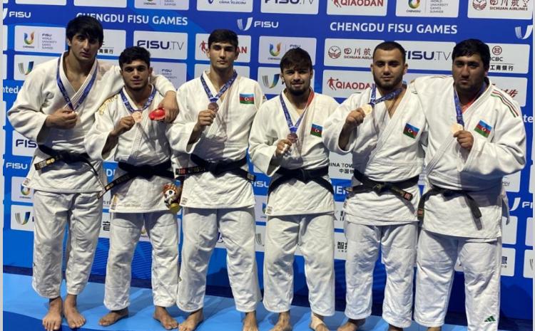 Azərbaycan cüdo millisi Universiadada bürünc medal qazanıb 