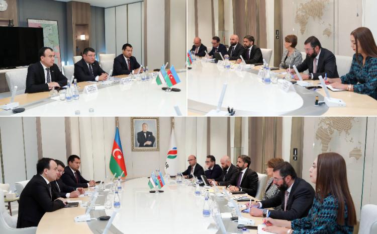 SOCAR-ın prezidenti Özbəkistanın energetika naziri ilə görüşüb 