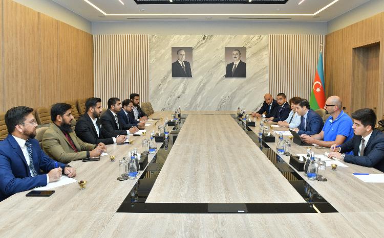 Nazir müavini Fərid Əhmədov Pakistanın "9D Technologies" şirkətlər qrupunun nümayəndə heyəti ilə görüşüb 