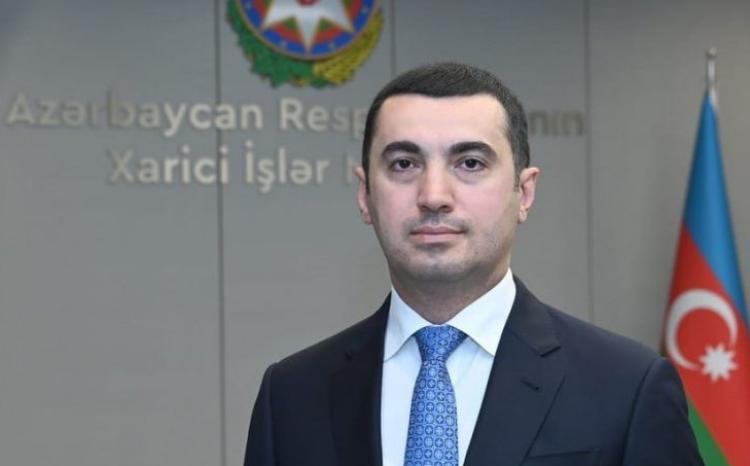 Ayxan Hacızadə Ermənistan XİN tərəfindən Azərbaycana qarşı səsləndirilmiş əsassız iddialara cavab verib 