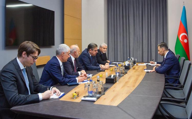 Nazir Rəşad Nəbiyev İtaliyanın "Leonardo" şirkətinin direktorlar şurasının sədri ilə görüşüb 