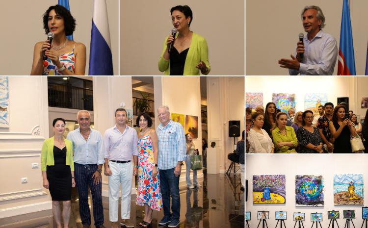 Ее кисть - волшебная палочка… В Баку открылась выставка художницы из США Нармин Садыховой-Бакус "Вечные ценности" 