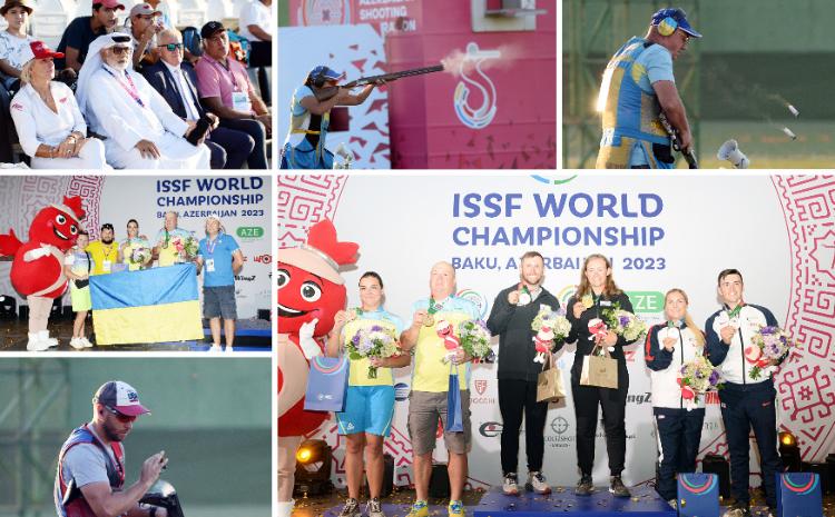 Ukrayna komandası bu gün atıcılıq üzrə dünya çempionatında ikinci gümüş medalını qazanıb 