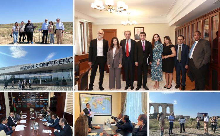 Группа американских журналистов и экспертов медиа совершила поездку в Агдам 