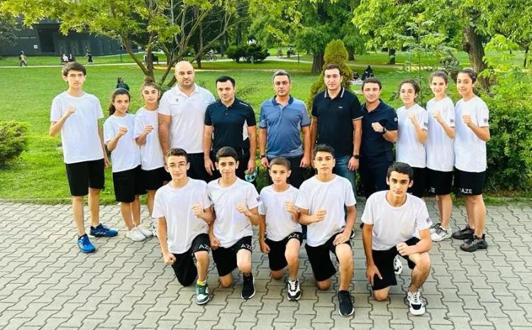 Vitse-prezidentlər dünya birinciliyi öncəsi milli komanda ilə görüşüb 