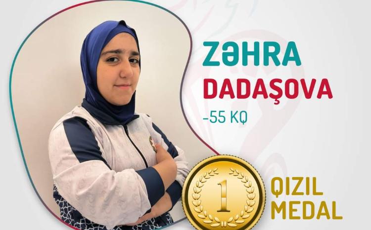 Azərbaycanın daha bir pauerliftinqçisi 2 qızıl medal qazandı 