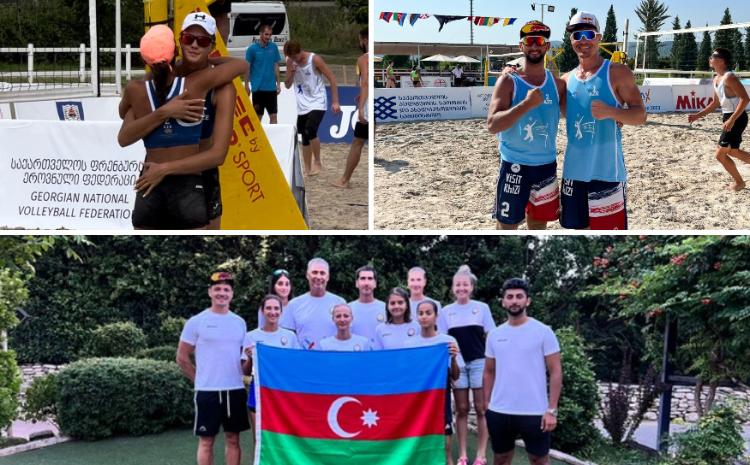 Çimərlik voleybolçularımız turnirdə mübarizəni başa vurublar 