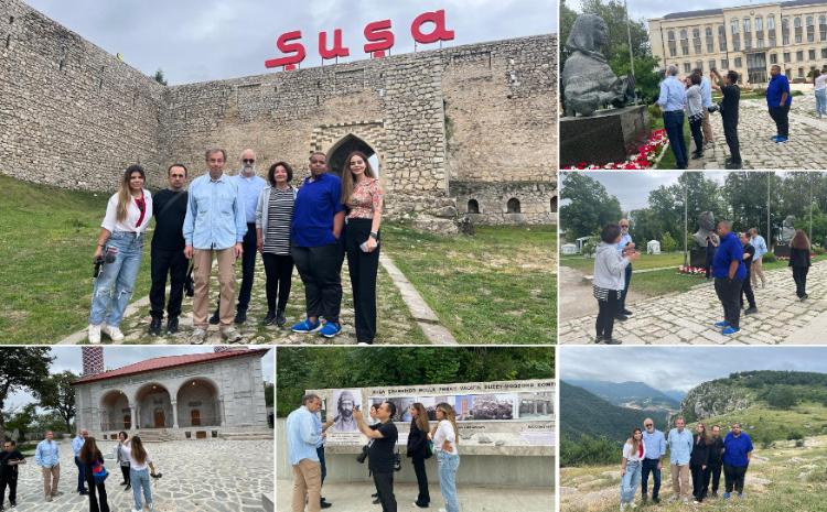 Aмериканские журналисты побывали в Шуше 