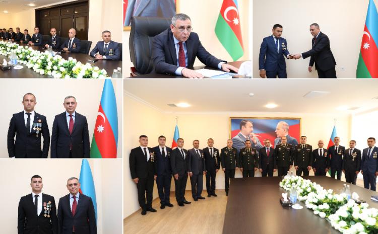 Vətən müharibəsi iştirakçıları Dövlət Xidmətində həqiqi hərbi xidmətə olunub 
