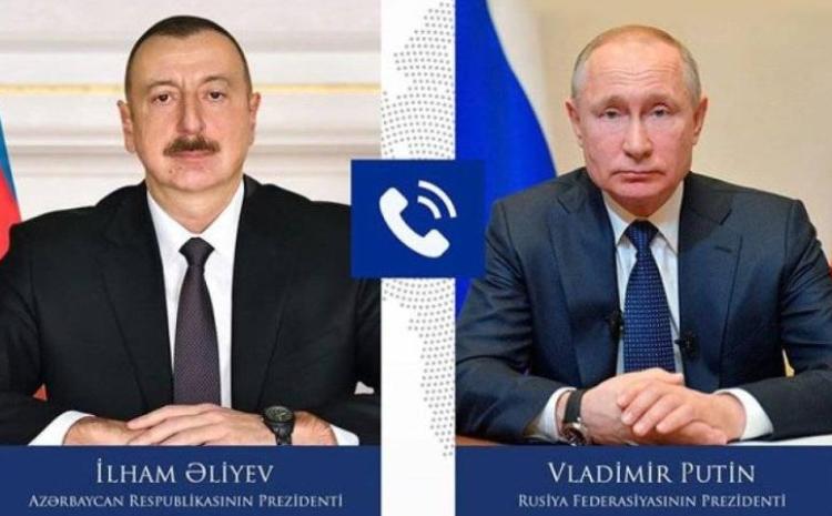 İlham Əliyev Putinə başsağlığı verib 