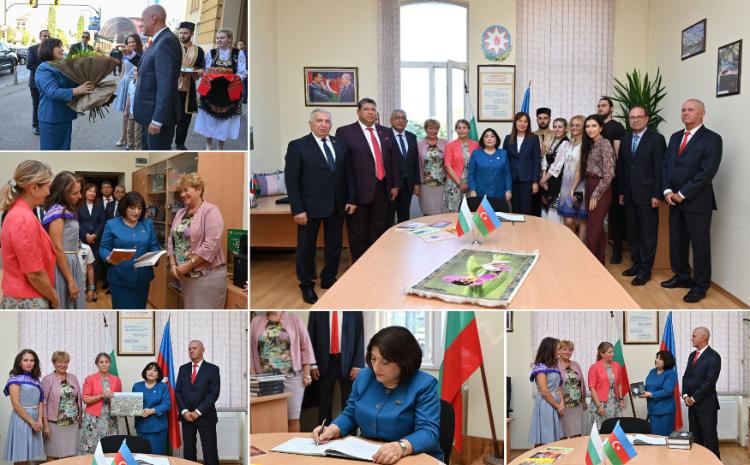 Sahiba Gafarova Goes to Azerbaijani Language and Culture Centre in Bulgaria 