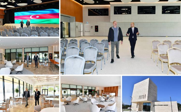 Zəngilan Konqres Mərkəzi Kompleksinin açılışı olub 