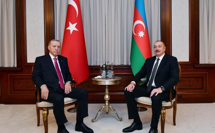 Azərbaycan və Türkiyə Prezidentlərinin təkbətək görüşü başlayıb 