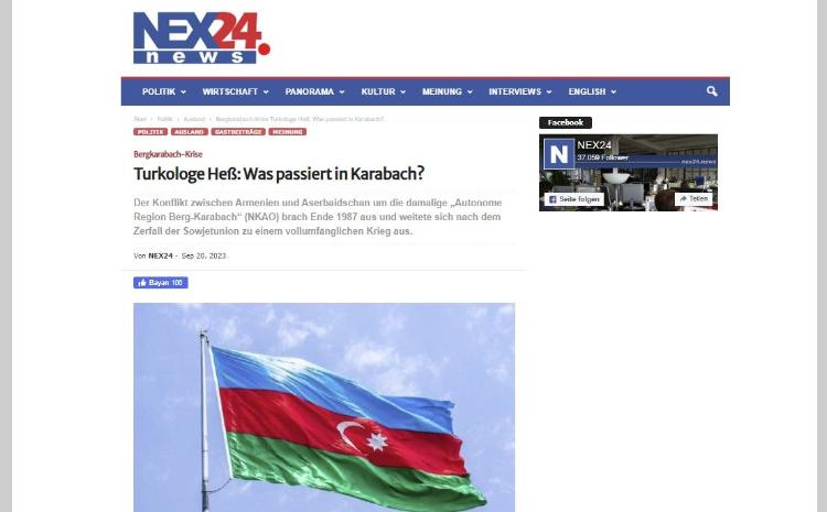 Almaniyalı alim anti-Azərbaycan qüvvələrinə cavab verib 