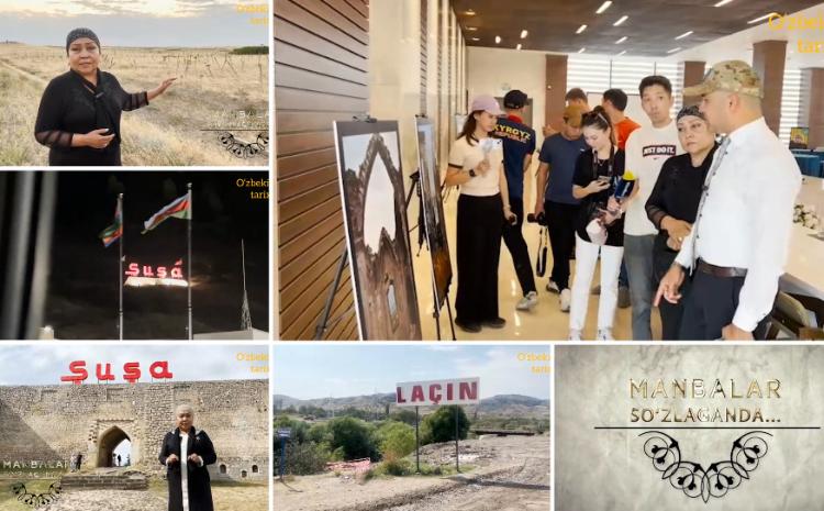 Передача Государственного телевидения Узбекистана «Когда говорят источники» посвящена освобожденному от оккупации Карабахскому региону Азербайджана - ВИДЕО