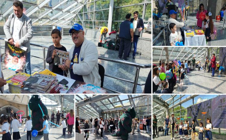 Metroda uşaqları sevindirən tədbir 