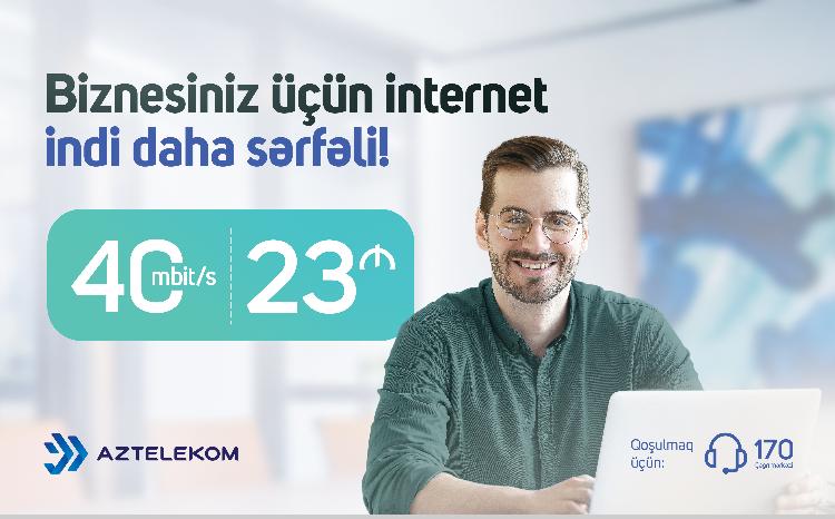 "Aztelekom" MMC-nin biznes subyektləri üçün yeni tarif paketləri artıq satışdadır 