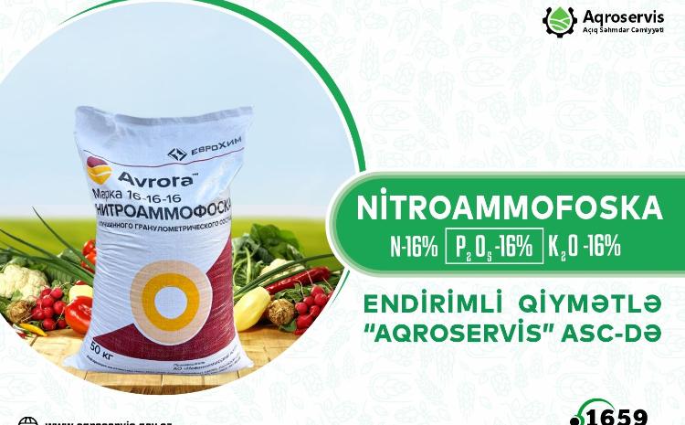 "Aqroservis" ASC gübrənin satış qiymətində endirim edib 