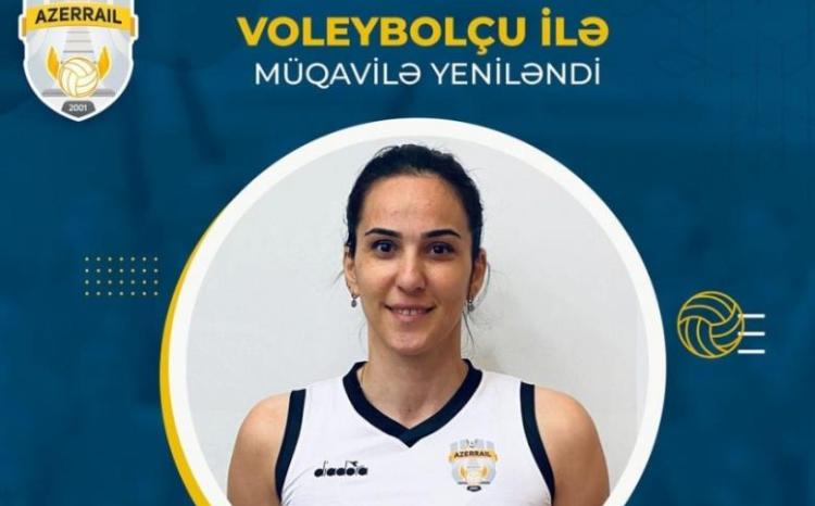 "Azərreyl" klubu 4 voleybolçu ilə müqaviləni yeniləyib 