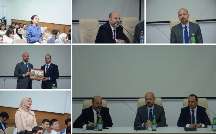 Bilal Ərdoğan İlahiyyat İnstitutunu ziyarət edib 