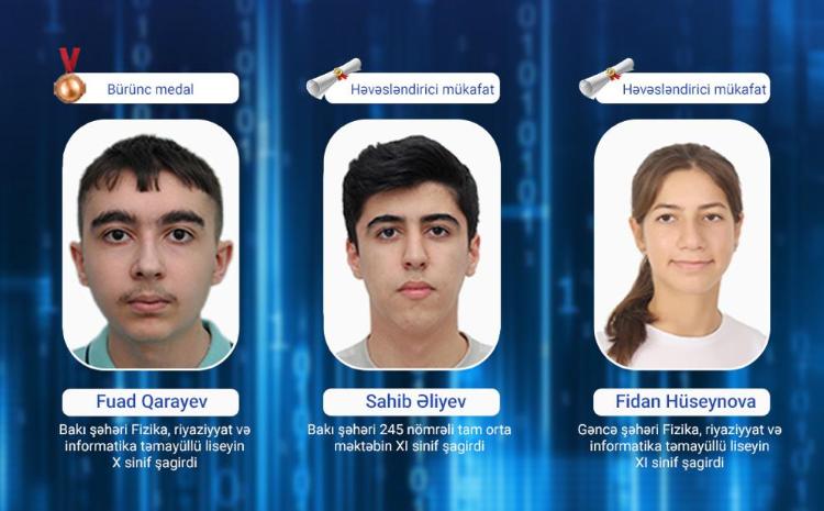 Məktəblilərimiz Beynəlxalq İnformatika Olimpiadasında uğur qazanıblar 