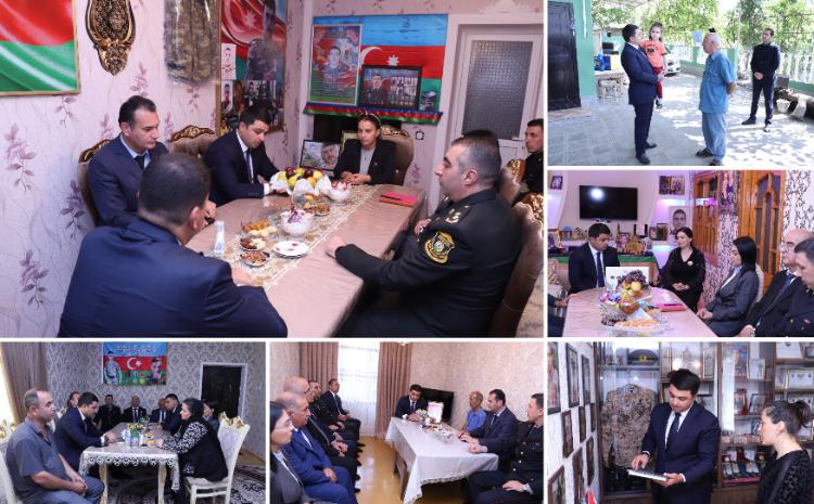 Neftçalada "Anım Günü" ilə əlaqədar olaraq Neftçala şəhəri üzrə şəhid ailələri ziyarət olunub 